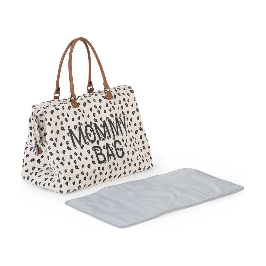 Childhome - Saco de muda MOMMY BAG leopardo
