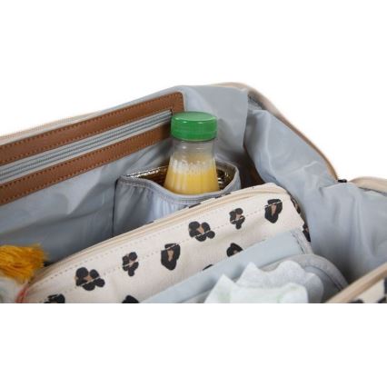 Childhome - Saco de muda MOMMY BAG leopardo