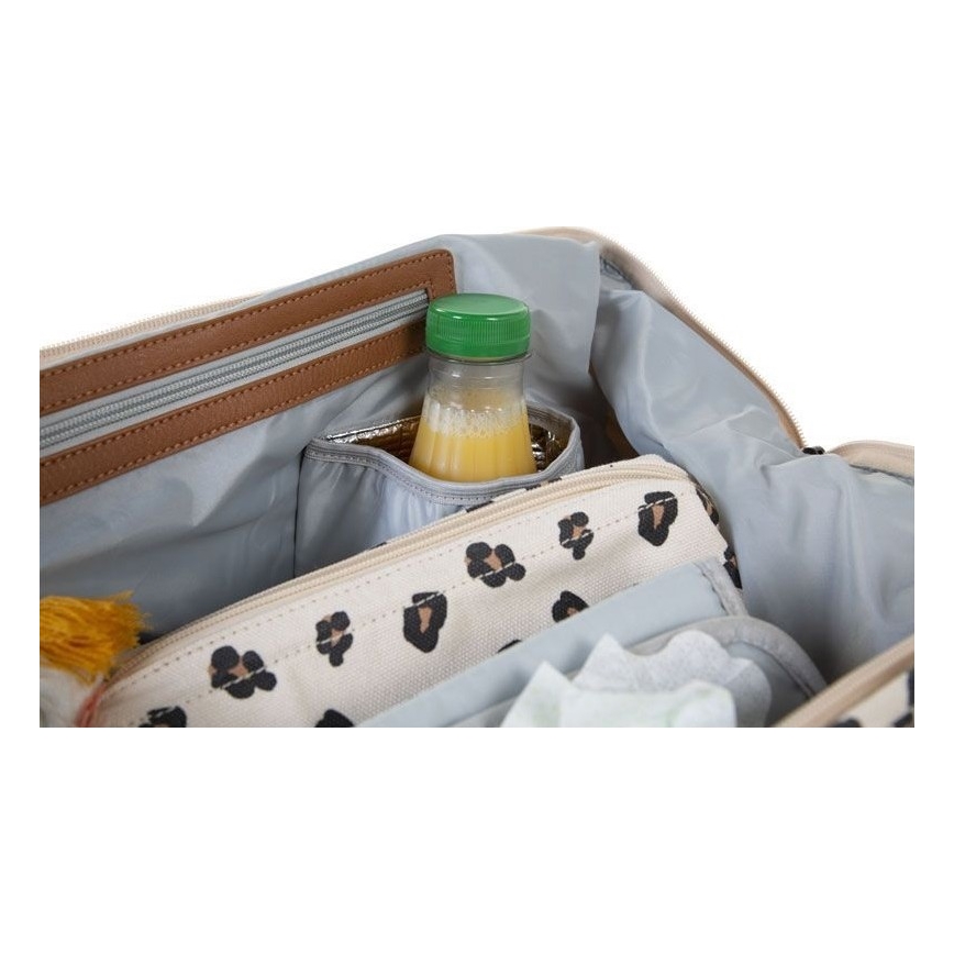 Childhome - Saco de muda MOMMY BAG leopardo