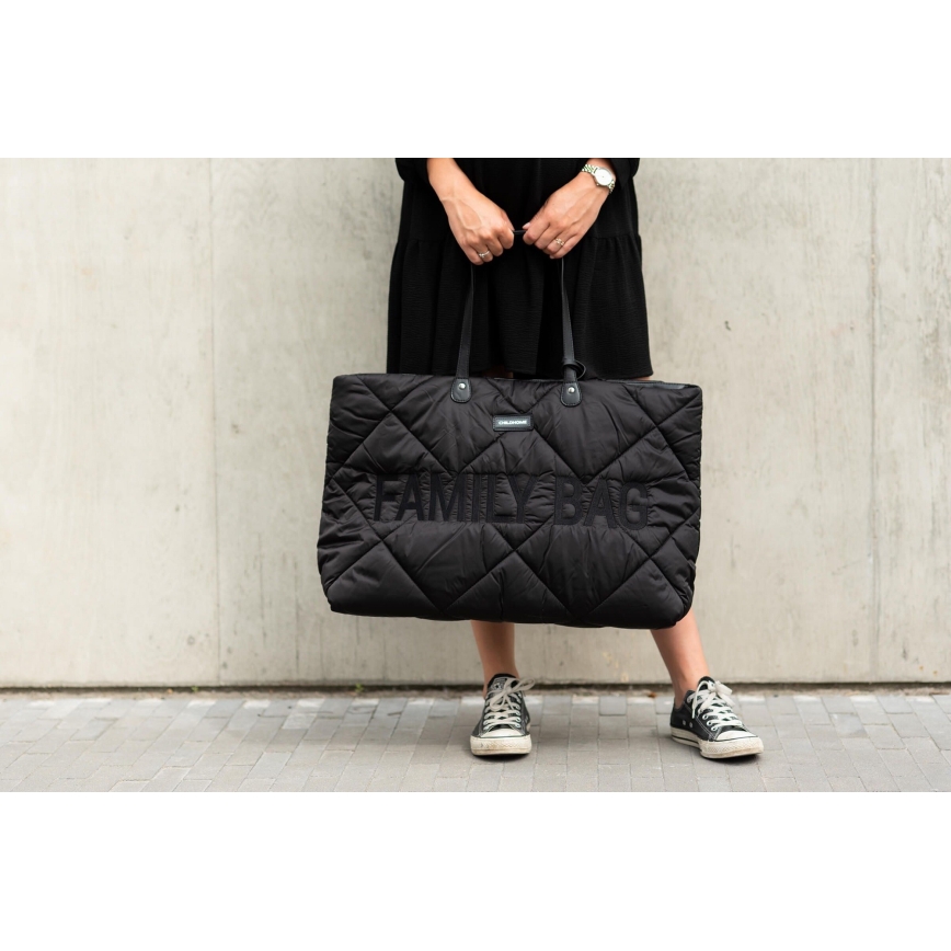 Childhome - Saco de viagem FAMILY BAG preto