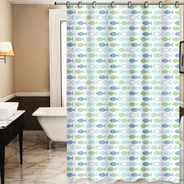 Chuveiro cortina TORO PREMIUM 178x199 cm azul/verde
