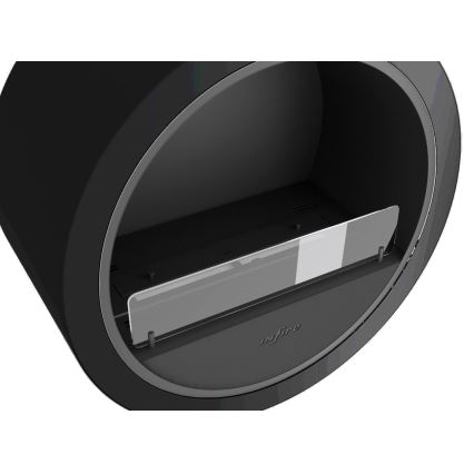 InFire - Lareira de parede BIO d. 70 cm 3kW preto