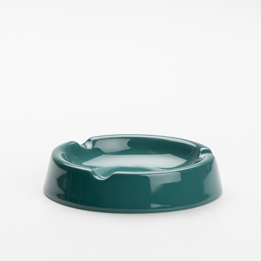 Cinzeiro de cerámica 13 cm turquesa