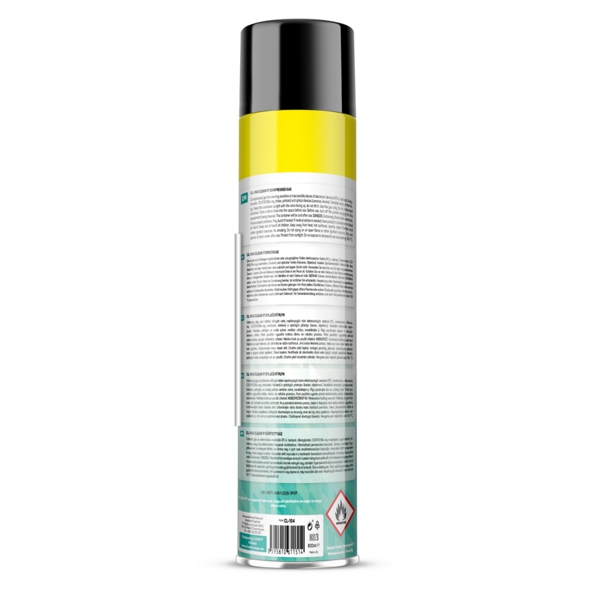 CLEAN IT CL-104 - Gás comprimido para limpeza de aparelhos eletrónicos 600 mm