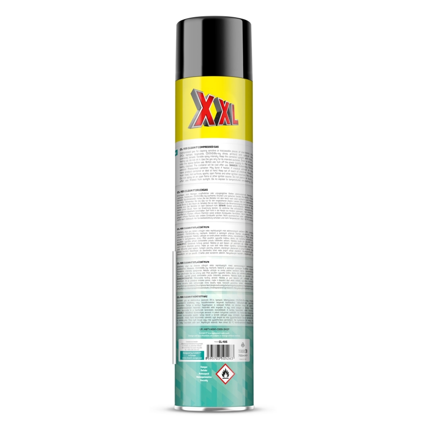 CLEAN IT CL-105 - Gás comprimido para limpeza de aparelhos eletrónicos 750 mm