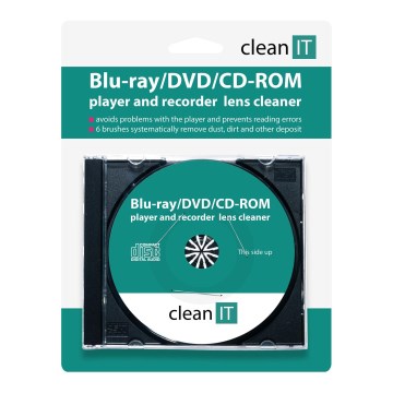CLEAN IT CL-320 - CD de limpeza para leitores de Blu-ray/DVD/CD-ROM