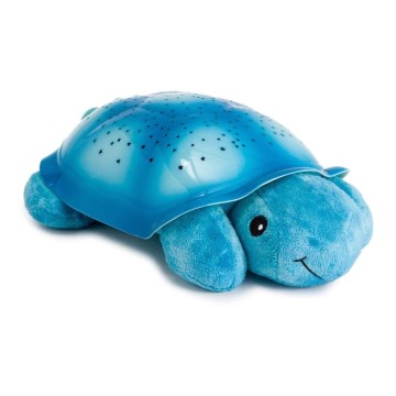 Cloud B - Candeeiro noturno de criança com um projetor 3xAA tartaruga azul