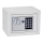 Cofre 4xAA 23x17 cm branco/cromado mate