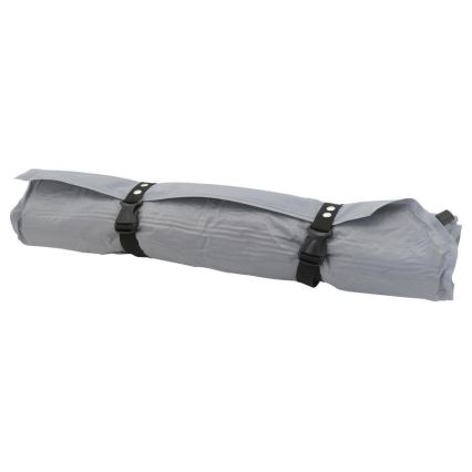 Colchão auto-insuflável com almofada 180x66 cm cinzento