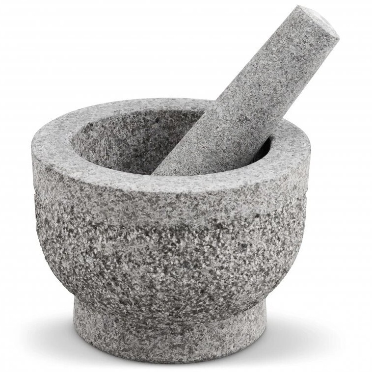 Cole&Mason - Almofariz de granito com pilão diâmetro 15 cm granite/cinzento