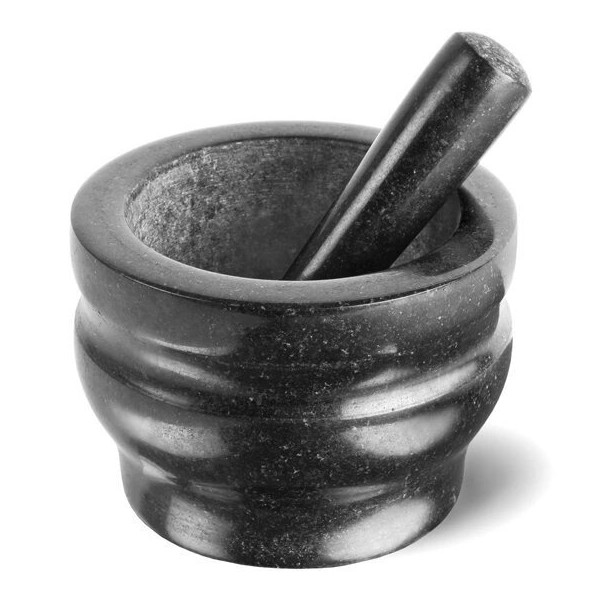 Cole&Mason - Almofariz de granito com pilão GRANITE diâmetro 14 cm granite/preto