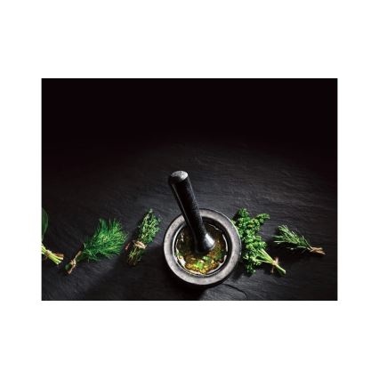 Cole&Mason - Almofariz de granito com pilão GRANITE diâmetro 14 cm granite/preto