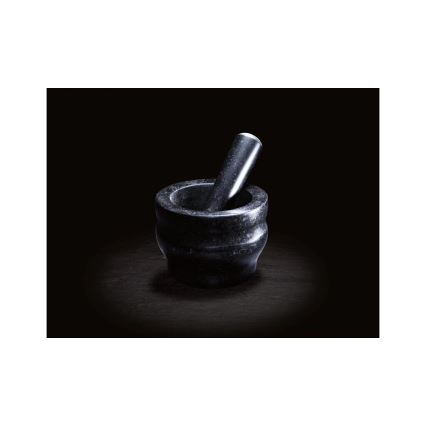 Cole&Mason - Almofariz de granito com pilão GRANITE diâmetro 14 cm granite/preto