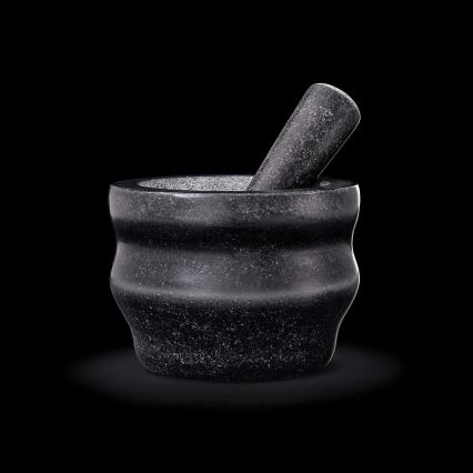 Cole&Mason - Almofariz de granito com pilão GRANITE diâmetro 18 cm granite/preto