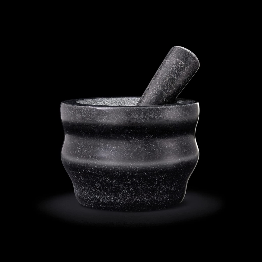 Cole&Mason - Almofariz de granito com pilão GRANITE diâmetro 18 cm granite/preto