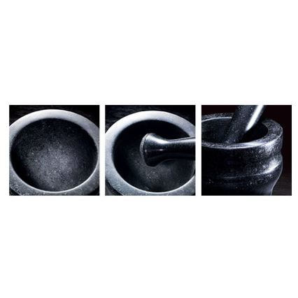 Cole&Mason - Almofariz de granito com pilão GRANITE diâmetro 18 cm granite/preto