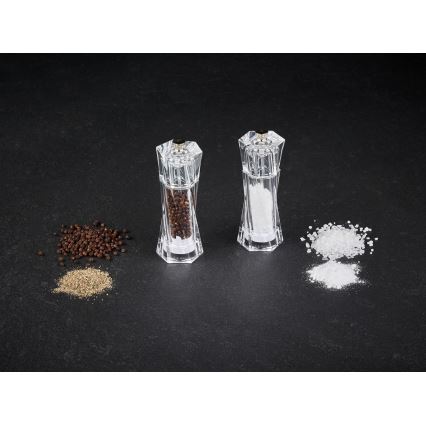 Cole&Mason - Conjunto de moedores de sal grosso e pimenta ALDEBURGH 2 pçs 14 cm