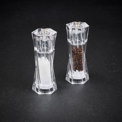 Cole&Mason - Conjunto de moedores de sal grosso e pimenta ALDEBURGH 2 pçs 14 cm
