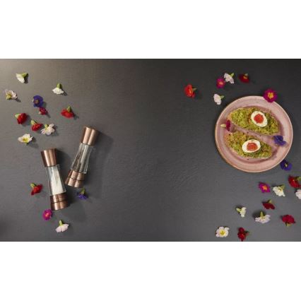 Cole&Mason - Conjunto de moedores de sal grosso e pimenta DERWENT 2 pçs 19 cm cobre