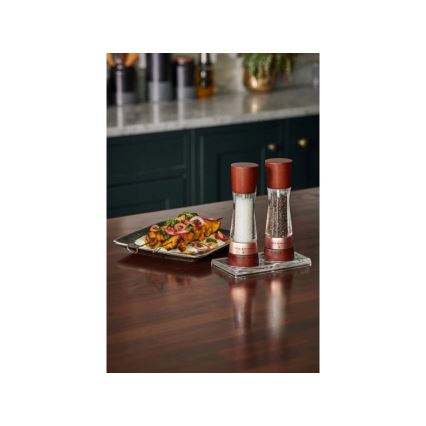 Cole&Mason - Conjunto de moedores de sal grosso e pimenta DERWENT 2 unid. 19 cm faia/castanho