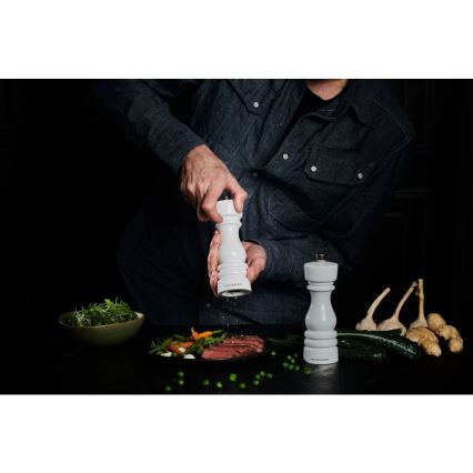 Cole&Mason - Conjunto de moedores de sal grosso e pimenta LONDON 2 unid. 18 cm faia/branco
