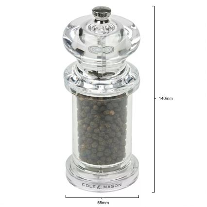 Cole&Mason - Conjunto de moedores de sal grosso e pimenta PRECISION MILLS 2 pçs 14 cm