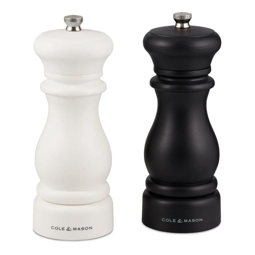 Cole&Mason - Conjunto de moedores de sal grosso e pimenta SOUTHWOLD 2 pçs 16,5 cm