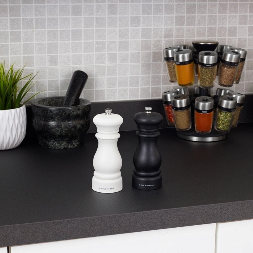 Cole&Mason - Conjunto de moedores de sal grosso e pimenta SOUTHWOLD 2 pçs 16,5 cm