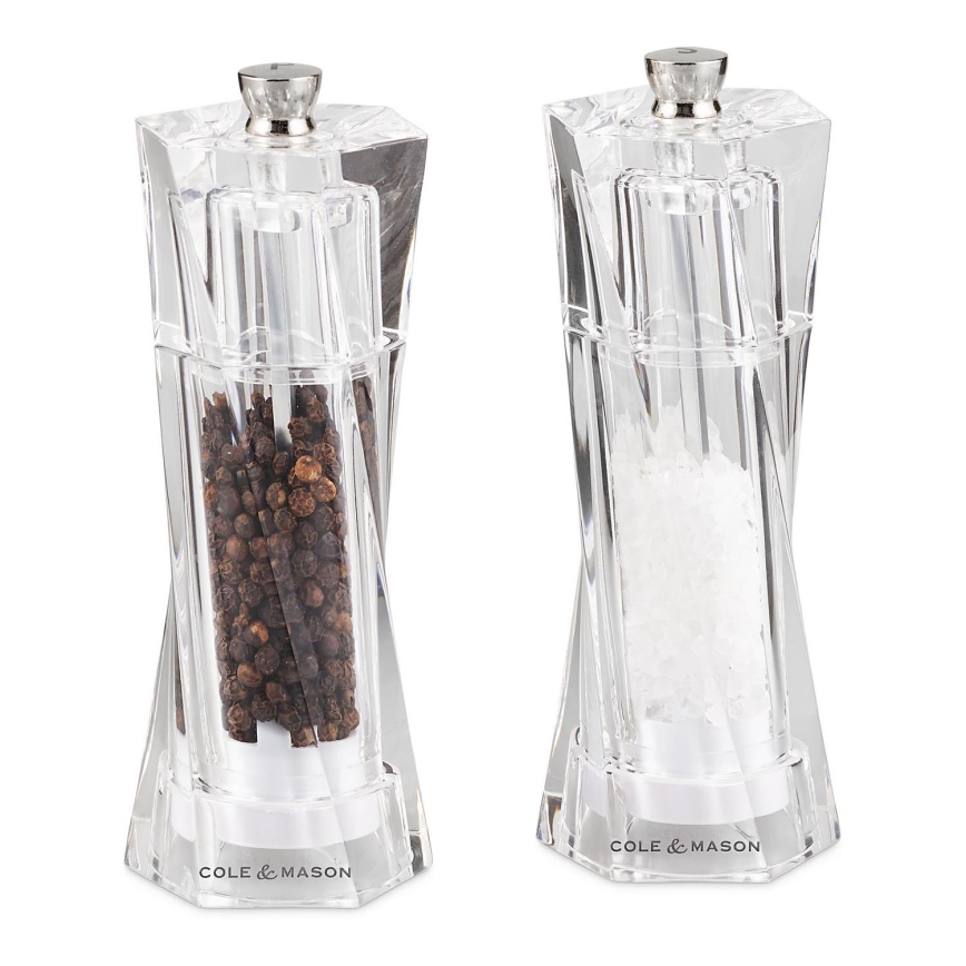 Cole&Mason - Conjunto de moinhos de sal e pimenta ALDEBURGH 2 peças 14 cm