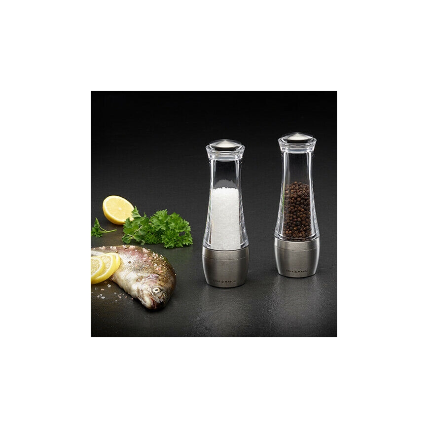 Cole&Mason - Conjunto de moinhos de sal e pimenta AMESBURY 2 peças 19 cm