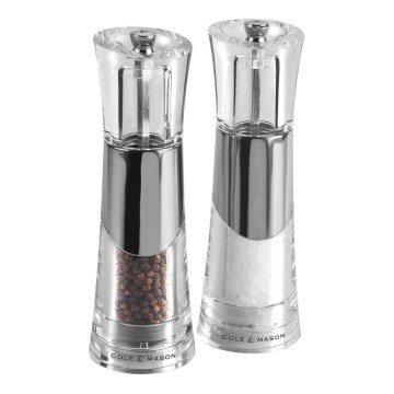 Cole&Mason - Conjunto de moinhos de sal e pimenta BOBBI 2 peças 18,5 cm