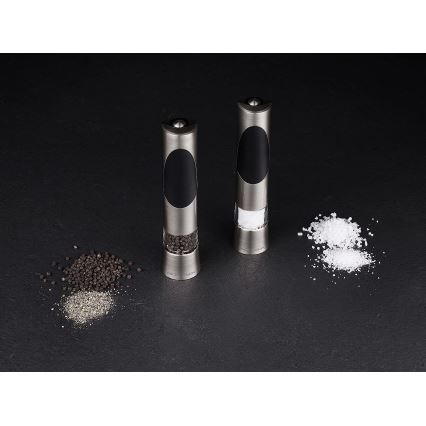 Cole&Mason - Conjunto de moinhos elétricos para sal e pimenta RICHMOND 2 unidades 6xAAA