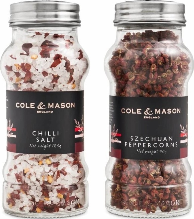 Cole&Mason - Conjunto para oferta Aromatic sal e pimenta Sichuan
