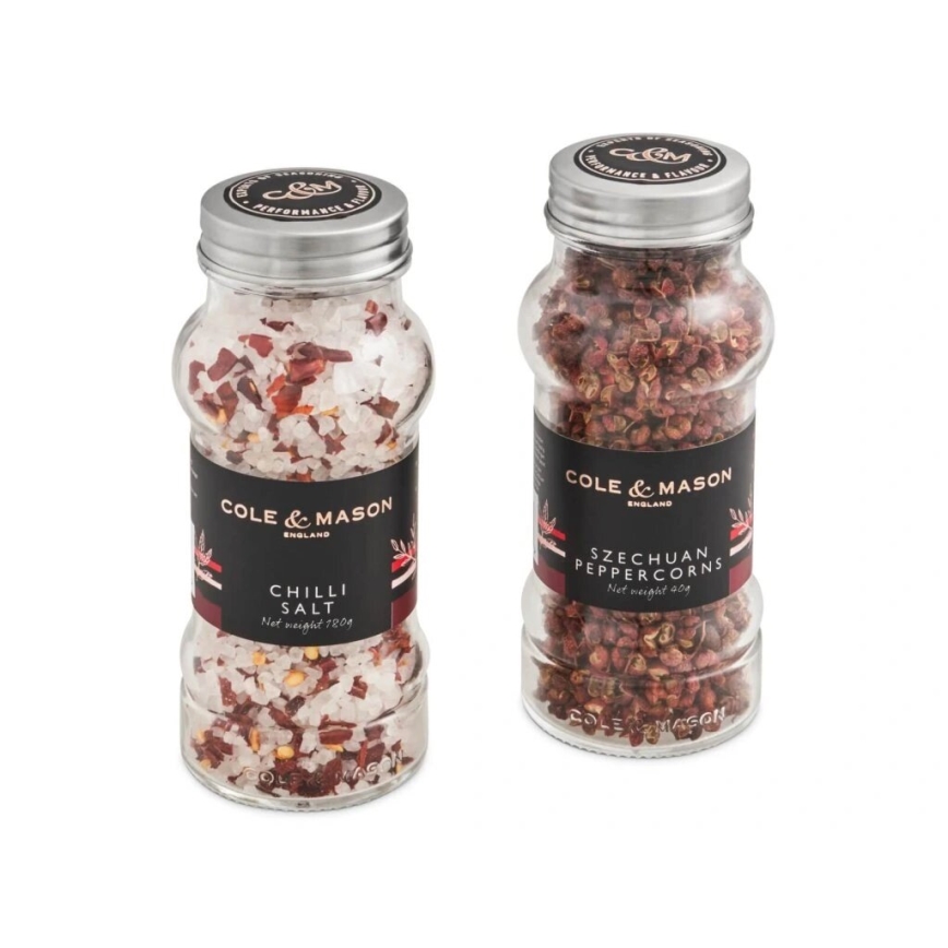 Cole&Mason - Conjunto para oferta Aromatic sal e pimenta Sichuan
