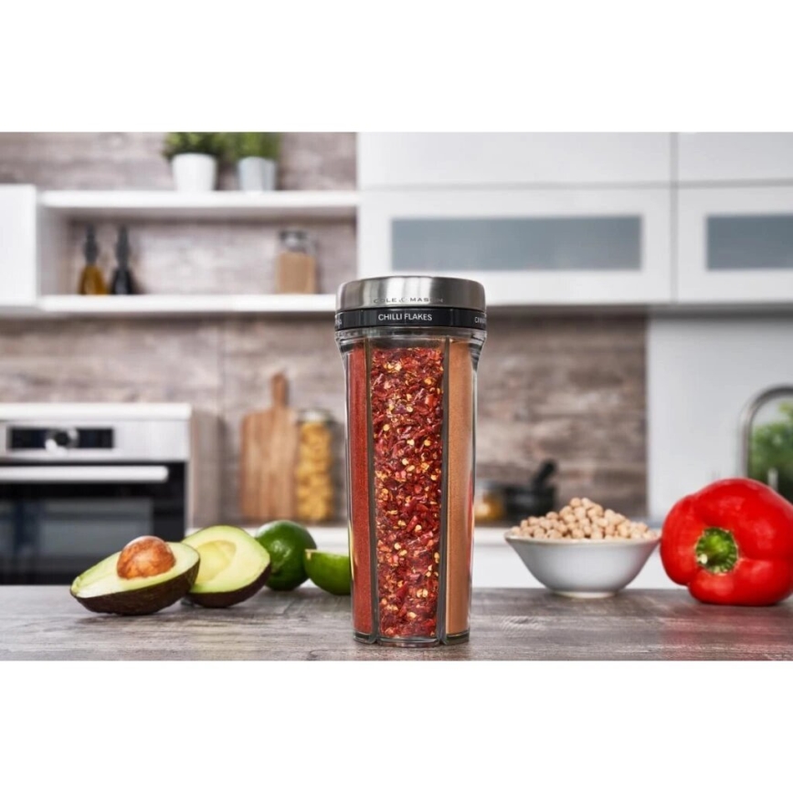 Cole&Mason - Dispensador de especiarias Saunderton Herb com recheio