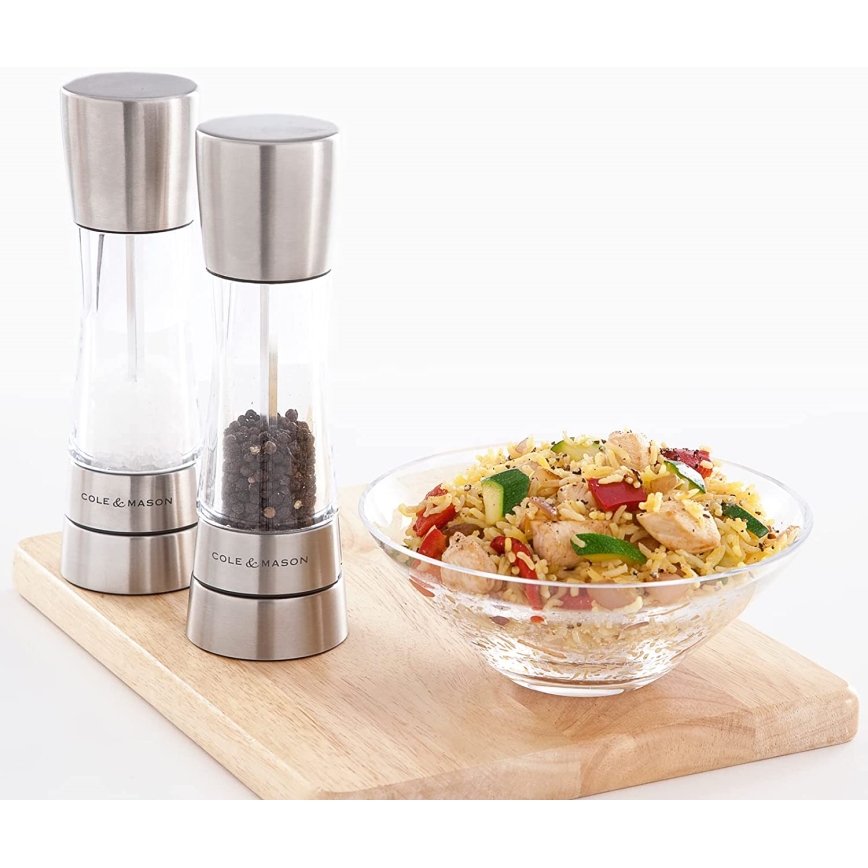 Cole&Mason - Moedor de pimenta DERWENT 19 cm cromado brilhante