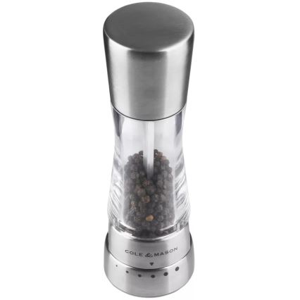 Cole&Mason - Moedor de pimenta DERWENT 19 cm cromado brilhante