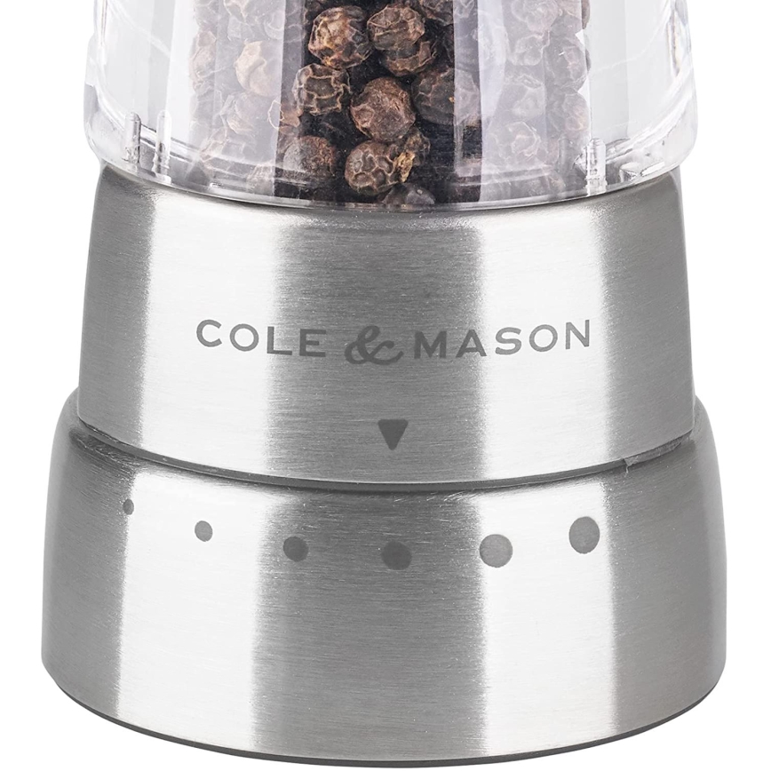 Cole&Mason - Moedor de pimenta DERWENT 19 cm cromado brilhante