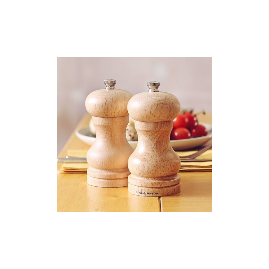 Cole&Mason - Moedor de sal grosso CAPSTAN BEECH faia 12 cm