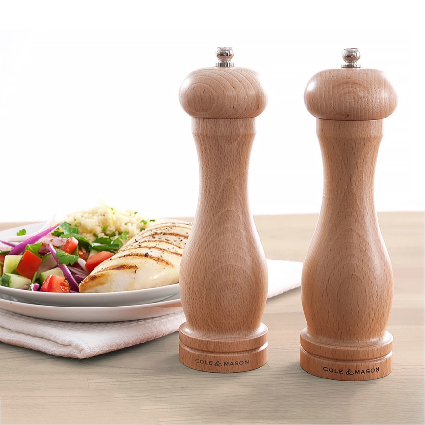 Cole&Mason - Moedor de sal grosso CAPSTAN BEECH faia 20 cm