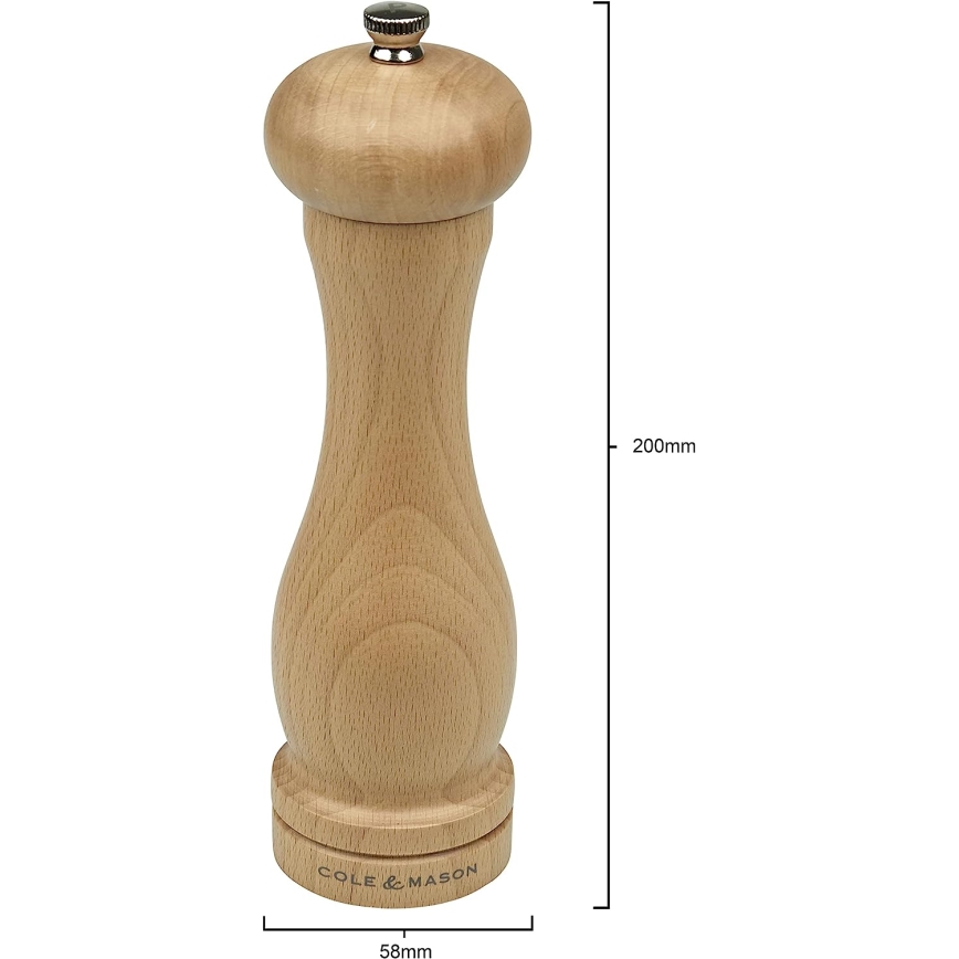 Cole&Mason - Moedor de sal grosso CAPSTAN BEECH faia 20 cm