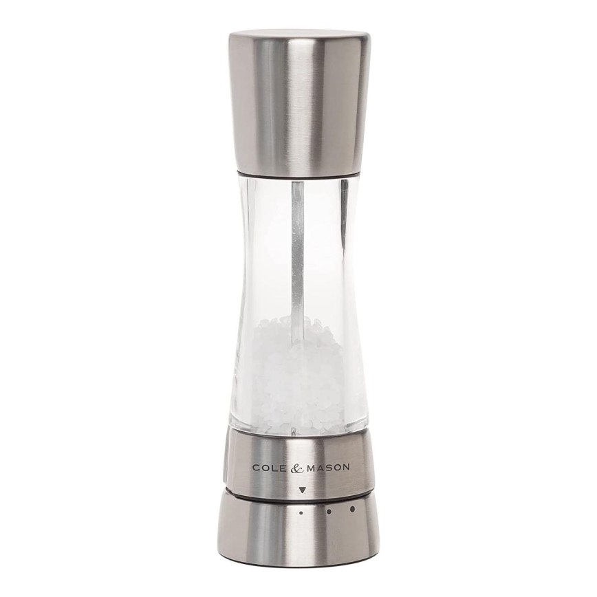Cole&Mason - Moedor de sal grosso DERWENT 19 cm cromado brilhante