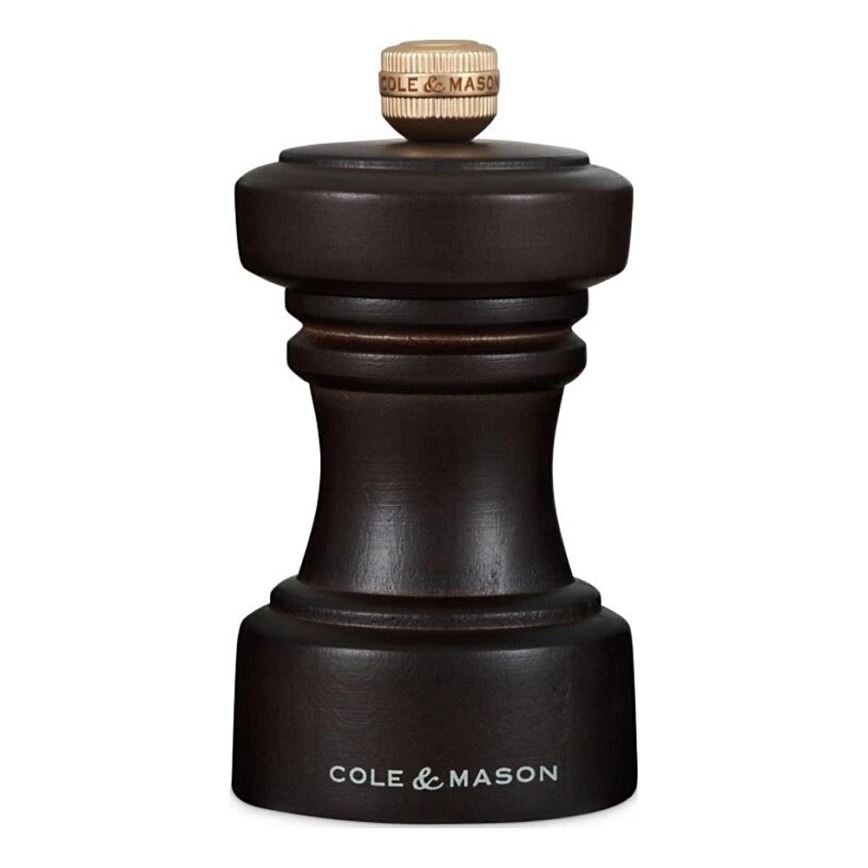 Cole&Mason - Moedor de sal grosso HOXTON 10,4 cm faia/castanho