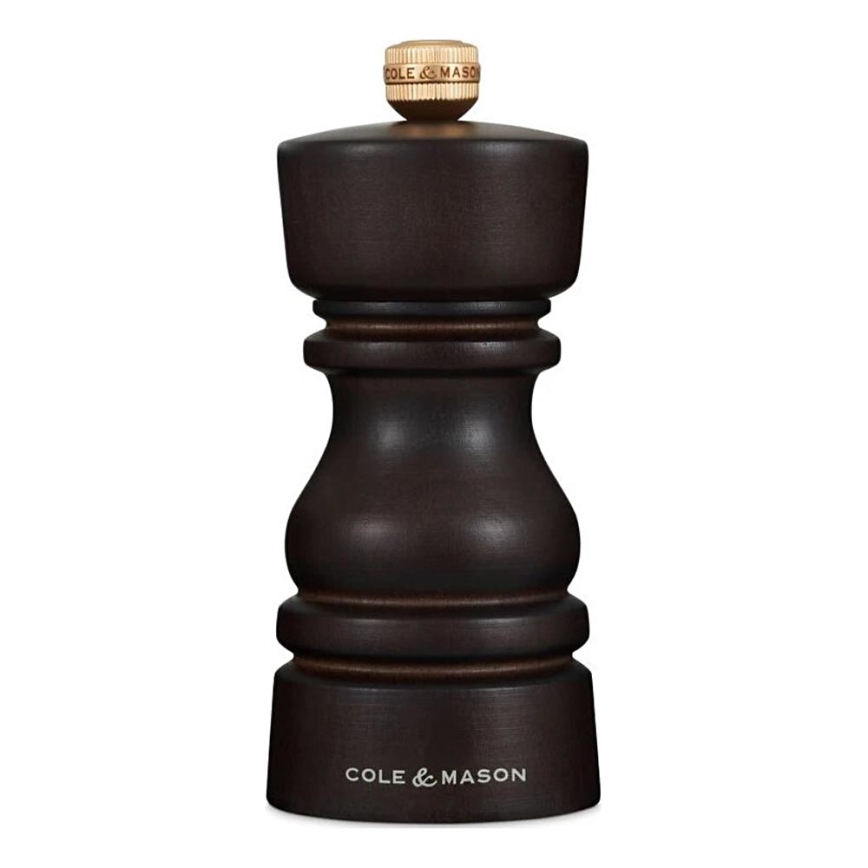 Cole&Mason - Moedor de sal grosso LONDON 13 cm faia/castanho