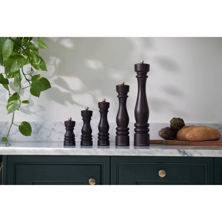 Cole&Mason - Moedor de sal grosso LONDON 13 cm faia/castanho