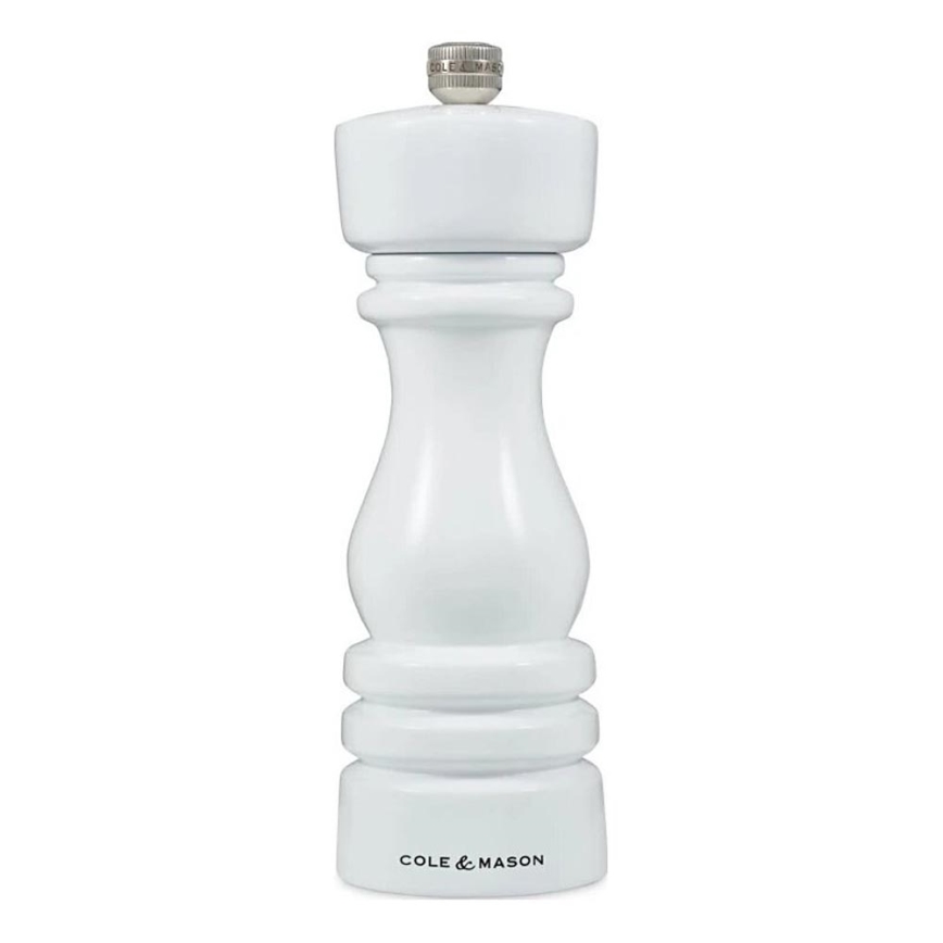 Cole&Mason - Moedor de sal grosso LONDON 18 cm faia/branco