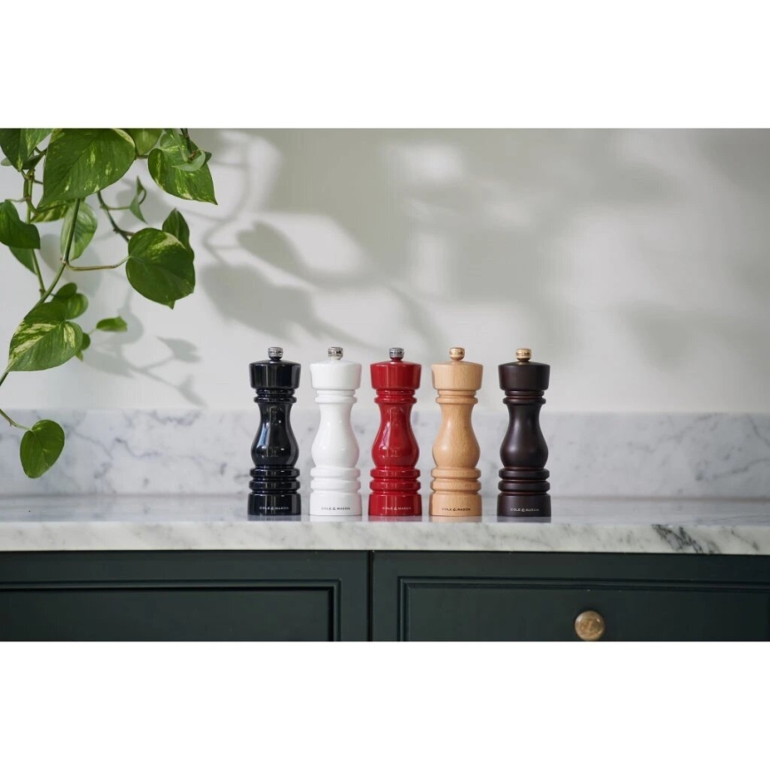 Cole&Mason - Moedor de sal grosso LONDON 18 cm faia/branco
