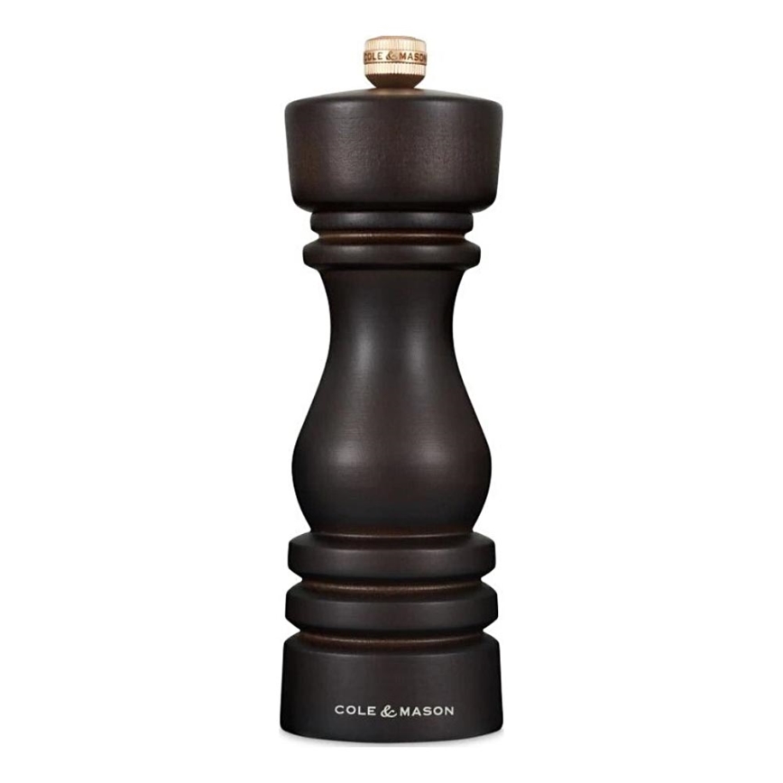 Cole&Mason - Moedor de sal grosso LONDON 18 cm faia/castanho