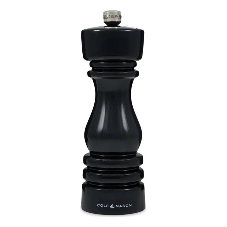 Cole&Mason - Moedor de sal grosso LONDON 18 cm faia/preto