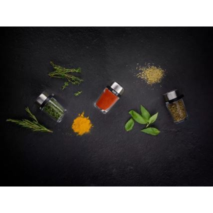 Cole&Mason - Prateleira rotativa com frascos de especiarias MASTER 9 pçs